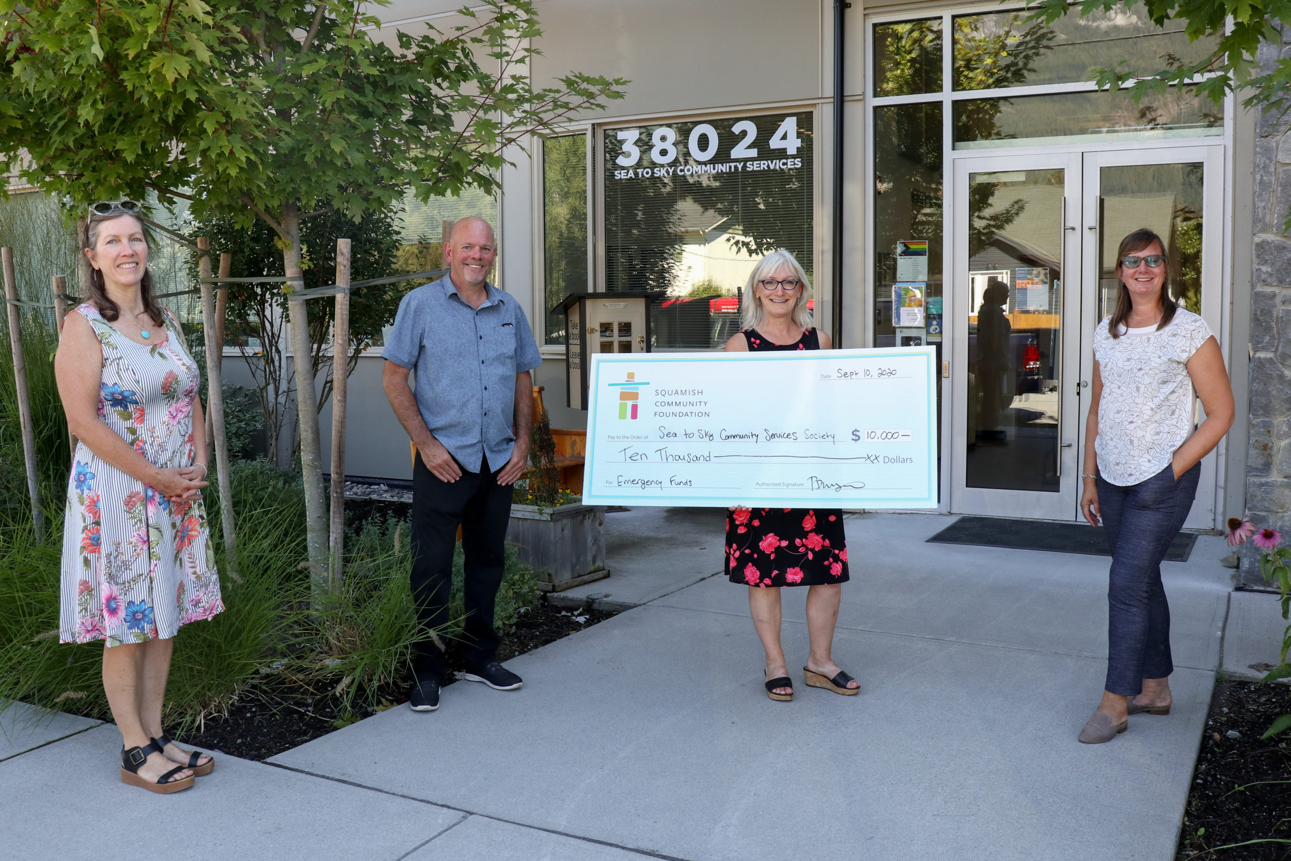 Community Response Funds Distributed in Squamish